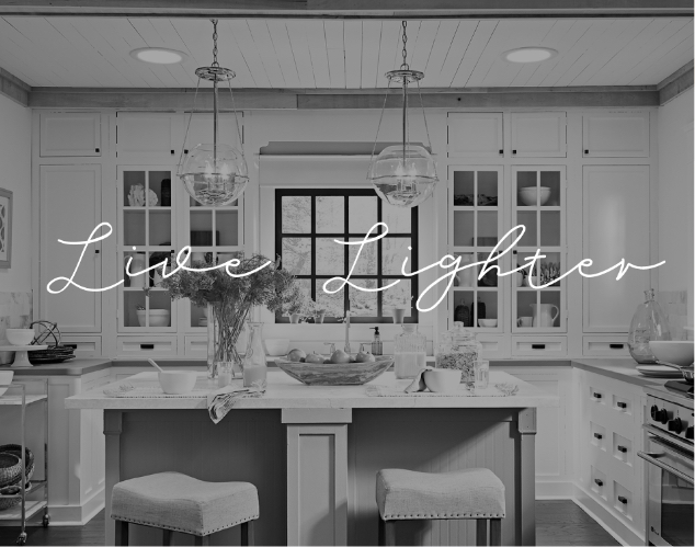 Live Lighter campaign shot of bright kitchen